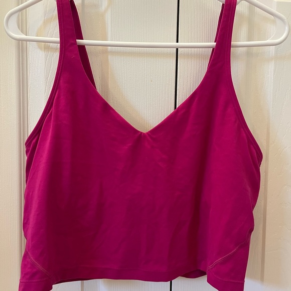 Lululemon Align Tank Top Vivid Plum Size 12 - Picture 3 of 5